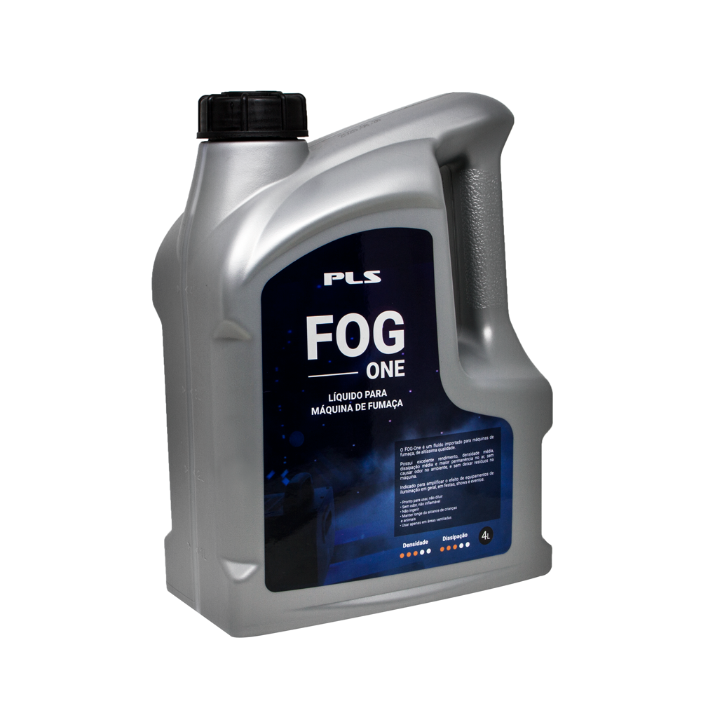Liquido para maquina de fumaca fog - Caixa com 4 galoes de 4 litros - FOG ONE - PLS